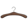 Garderobehanger beukenhout walnoten gebeitst, 45 cm Garderobehanger beukenhout walnoten gebeitst, 45 cm