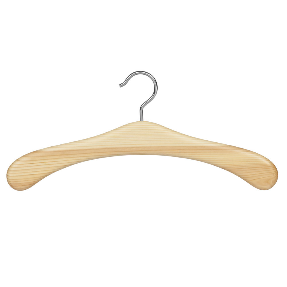 DE KLEDINGHANGER GIGANT Garderobehanger grenenhout naturel gelakt