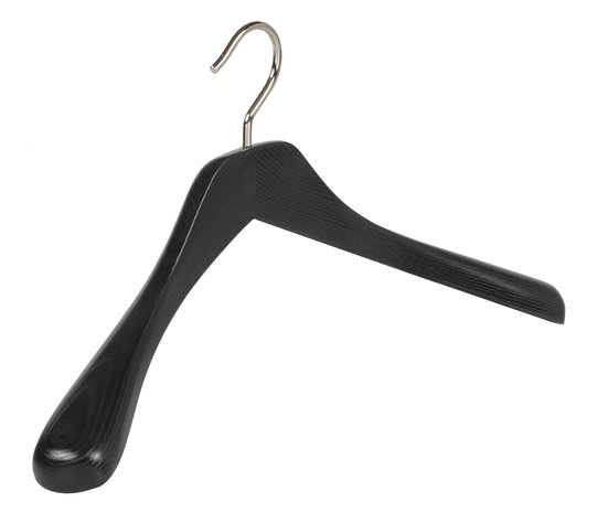 Garderobehanger "Uno" essenhout zwart gebeitst