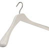 DE KLEDINGHANGER GIGANT Garderobehanger "Uno" essenhout wit gebeitst DE KLEDINGHANGER GIGANT Garderobehanger "Uno" essenhout wit gebeitst