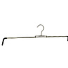 Skirt hanger metal chrome plated with black non-slip coating, 26-52 cm Skirt hanger metal chrome plated with black non-slip coating, 26-52 cm