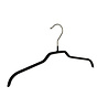 Blouse / shirthanger metaal met zwarte anti-slip coating, 40 cm Blouse / shirthanger metaal met zwarte anti-slip coating, 40 cm