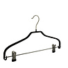 Blouse / shirthanger metaal met anti-slip knijpers en zwarte anti-slip coating, 40 cm Blouse / shirthanger metaal met anti-slip knijpers en zwarte anti-slip coating, 40 cm