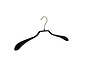 Mantel / kostuumhanger (gebogen) metaal met schouderverbreding en zwarte anti-slip coating Mantel / kostuumhanger (gebogen) metaal met schouderverbreding en zwarte anti-slip coating