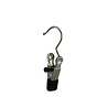 Boot clip maxi metal chrome plated with black non-slip coating Boot clip maxi metal chrome plated with black non-slip coating