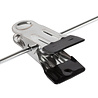 Blouse / shirthanger metaal met anti-slip knijpers en zwarte anti-slip coating, 40 cm Blouse / shirthanger metaal met anti-slip knijpers en zwarte anti-slip coating, 40 cm