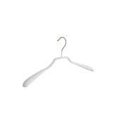DE KLEDINGHANGER GIGANT Mantel / kostuumhanger (gebogen) metaal met schouderverbreding en witte anti-slip coating