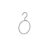 Riemhanger metaal verchroomd met haak