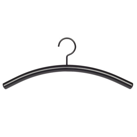 Garderobehanger metaal zwart Ø 22 mm