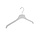 Blouse / shirthanger (vlak) kunststof frosted