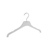 CORTEC Blouse / shirthanger (vlak)  kunststof frosted met rokinkepingen
