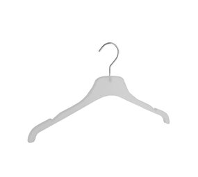 CORTEC Blouse / shirthanger (vlak) kunststof frosted met rokinkepingen CORTEC Blouse / shirthanger (vlak) kunststof frosted met rokinkepingen