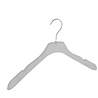 CORTEC Blouse / shirthanger (gebogen) kunststof frosted met rokinkepingen