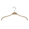 Blouse / shirthanger berkenhout naturel gelakt met anti-slip op schouders, 38 cm Blouse / shirthanger berkenhout naturel gelakt met anti-slip op schouders, 38 cm