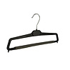 DE KLEDINGHANGER GIGANT Broekhanger kunststof zwart met anti-slip broeklat (2 mm schuim) DE KLEDINGHANGER GIGANT Broekhanger kunststof zwart met anti-slip broeklat (2 mm schuim)