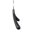Mantel / kostuumhanger kunststof zwart met schouderverbreding en anti-slip knijpers, 38 cm Mantel / kostuumhanger kunststof zwart met schouderverbreding en anti-slip knijpers, 38 cm