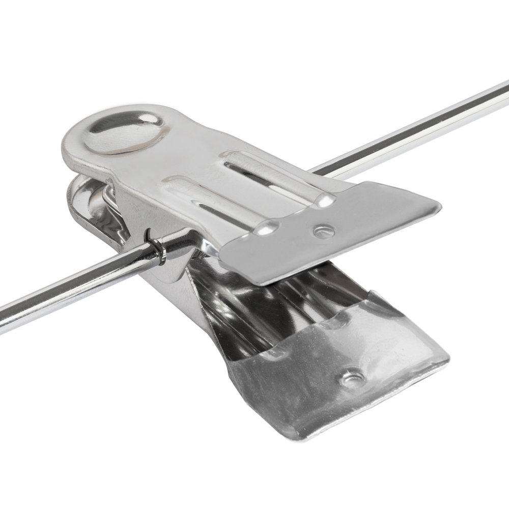 Kinderhanger lotushout wit gelakt met rokinkepingen en knijperlat, 28 cm