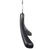 Mantel / kostuumhanger kunststof zwart met schouderverbreding en anti-slip knijpers, 38 cm Mantel / kostuumhanger kunststof zwart met schouderverbreding en anti-slip knijpers, 38 cm
