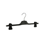 Ser-Viz Rok / broekhanger kunststof zwart met knijpers, 25 cm Ser-Viz Rok / broekhanger kunststof zwart met knijpers, 25 cm
