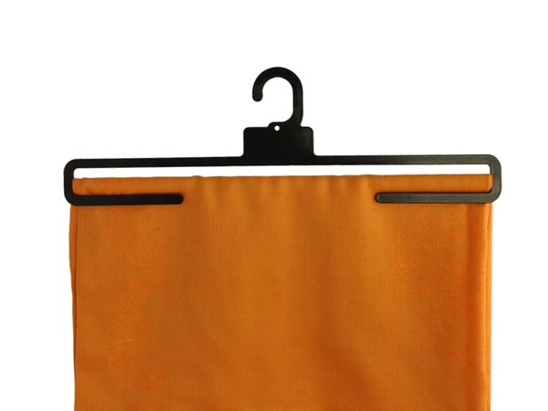 Sjaalhanger kunststof zwart (10 st.)