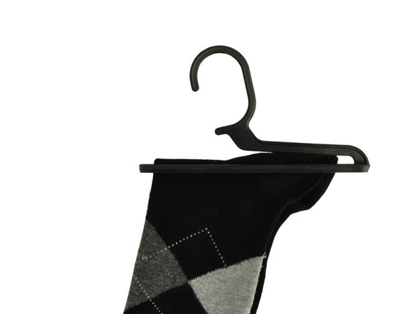 Sokkenhanger kunststof zwart (10 st.)