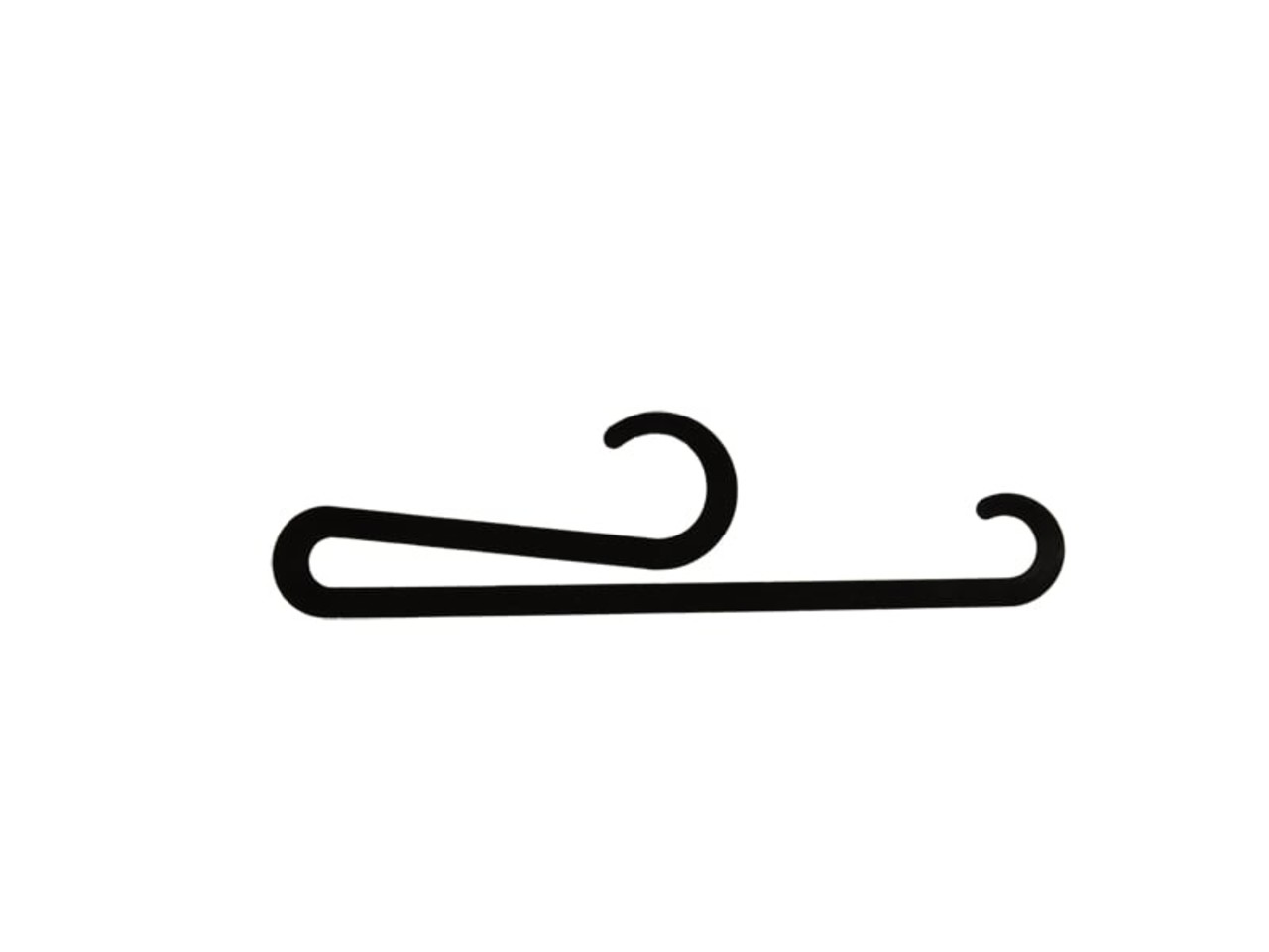 Sokkenhanger kunststof zwart (10 st.)