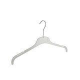 CORTEC Blouse / shirthanger (vlak) kunststof transparant met rokinkepingen