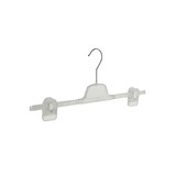 Rok / broekhanger kunststof transparant met anti-slip knijpers Rok / broekhanger kunststof transparant met anti-slip knijpers