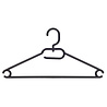 Multihanger kunststof zwart met draaibare haak, 42 cm Multihanger kunststof zwart met draaibare haak, 42 cm
