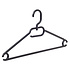 Multihanger (vlak) kunststof zwart met draaibare haak Multihanger (vlak) kunststof zwart met draaibare haak