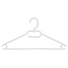 Multihanger kunststof wit met draaibare haak, 42 cm Multihanger kunststof wit met draaibare haak, 42 cm
