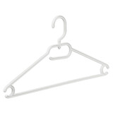 Multihanger kunststof wit met draaibare haak, 42 cm