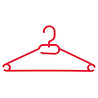 DE KLEDINGHANGER GIGANT Multihanger (vlak) kunststof rood met draaibare haak DE KLEDINGHANGER GIGANT Multihanger (vlak) kunststof rood met draaibare haak