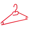 DE KLEDINGHANGER GIGANT Multihanger (vlak) kunststof rood met draaibare haak DE KLEDINGHANGER GIGANT Multihanger (vlak) kunststof rood met draaibare haak
