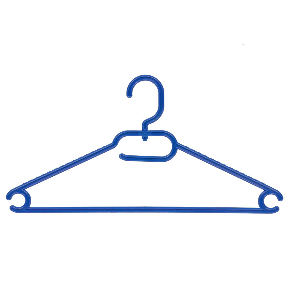 Multihanger kunststof blauw met draaibare haak, 42 cm Multihanger kunststof blauw met draaibare haak, 42 cm