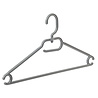 DE KLEDINGHANGER GIGANT Multihanger (vlak) kunststof grijs met draaibare haak DE KLEDINGHANGER GIGANT Multihanger (vlak) kunststof grijs met draaibare haak
