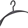 Wardrobe hanger "Wing" plastic black, 45 cm Wardrobe hanger "Wing" plastic black, 45 cm
