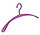 Garderobehanger "Wing" kunststof paars
