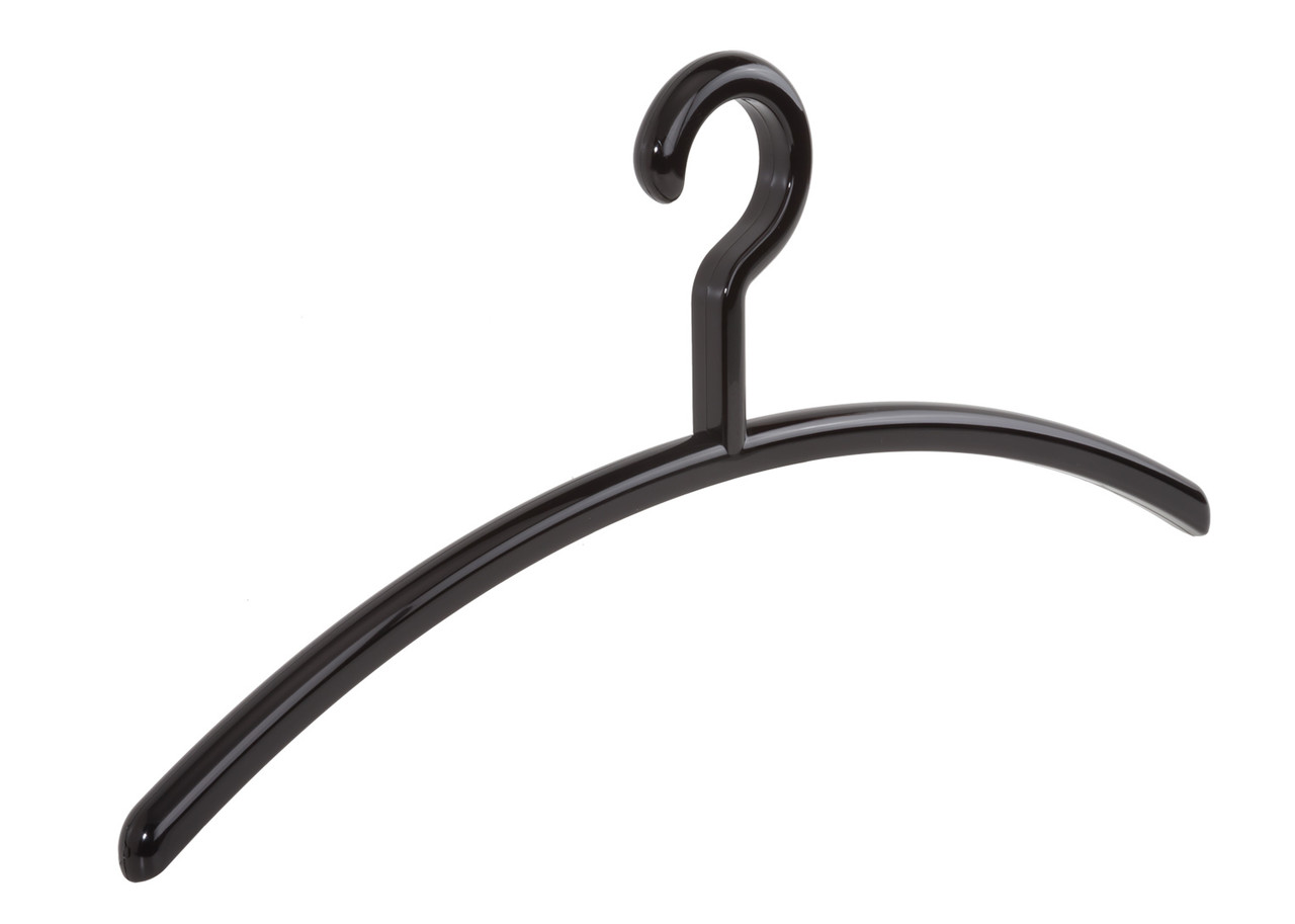 Garderobehanger "Elegance" kunststof zwart