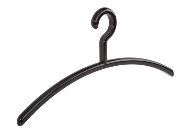 Garderobehanger "Elegance" kunststof zwart
