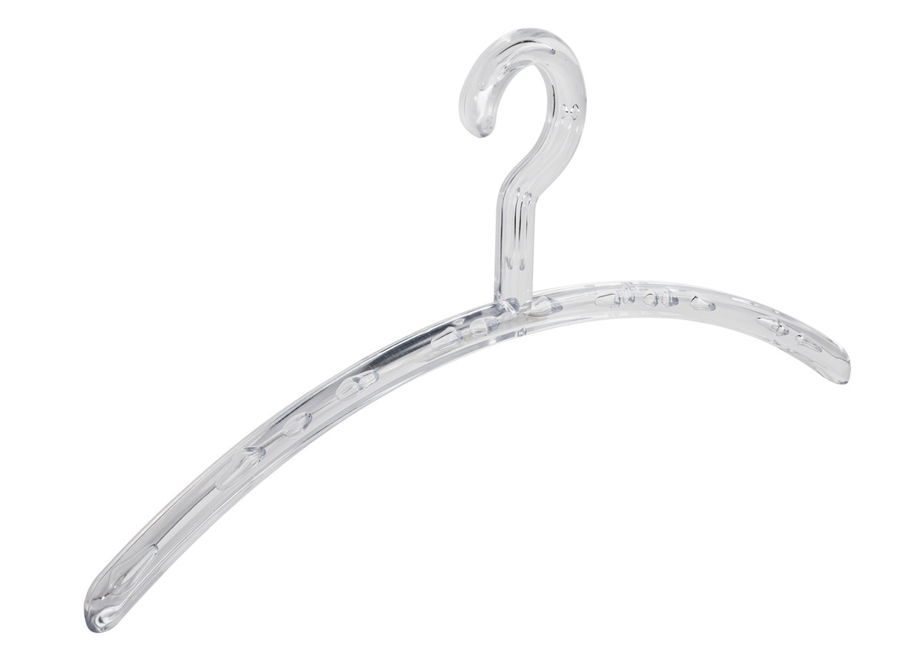 CW CONCEPT Garderobehanger "Elegance" kunststof transparant