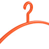 Wardrobe hanger "Elegance" plastic orange, 45 cm Wardrobe hanger "Elegance" plastic orange, 45 cm