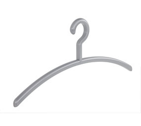 Garderobehanger "Elegance" kunststof zilver