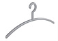 Garderobehanger "Elegance" kunststof zilver
