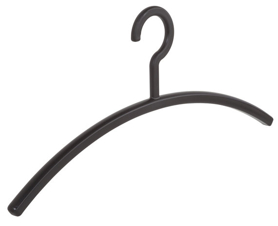 Garderobehanger "Primus" kunststof zwart