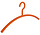 Garderobehanger "Primus" kunststof oranje