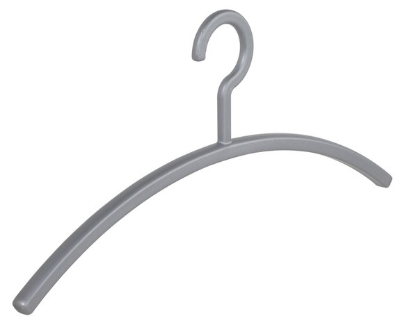 Garderobehanger "Primus" kunststof zilver