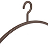 Garderobehanger "Primus" kunststof choco, 45 cm Garderobehanger "Primus" kunststof choco, 45 cm