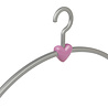Wardrobe hanger "Eve" plastic silver / pink, 45 cm Wardrobe hanger "Eve" plastic silver / pink, 45 cm