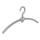 Garderobehanger "Eve" kunststof zilver / zilver Garderobehanger "Eve" kunststof zilver / zilver